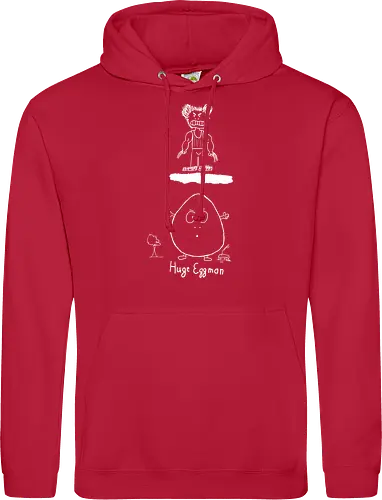 Huge Eggman, helle Version - albern, Film, Superhero - Standard Hoodie