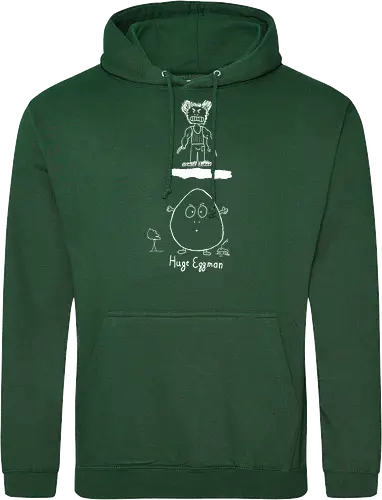 Huge Eggman, helle Version - albern, Film, Superhero - Standard Hoodie
