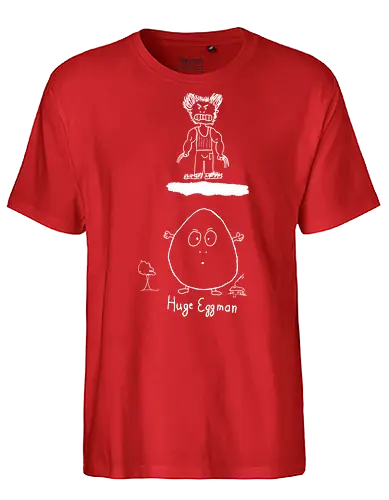 Huge Eggman, helle Version - albern, Film, Superhero - Fairtrade T-Shirt