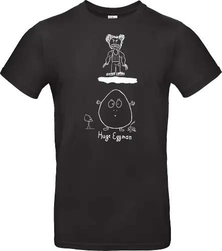 Huge Eggman, helle Version - albern, Film, Superhero - Standard T-Shirt