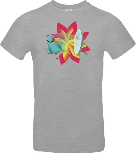 Schönling - Halsbandsittich, Papagei, Parrot, Sittich, Idian Ringeck, Birb, Pet, Haustier, Parakeet - Standard T-Shirt