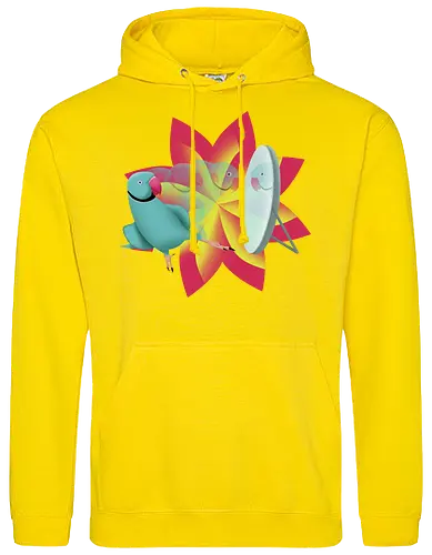 Schönling - Halsbandsittich, Papagei, Parrot, Sittich, Idian Ringeck, Birb, Pet, Haustier, Parakeet - Standard Hoodie