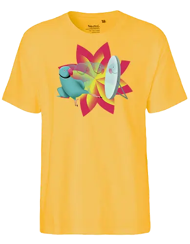 Schönling - Halsbandsittich, Papagei, Parrot, Sittich, Idian Ringeck, Birb, Pet, Haustier, Parakeet - Fairtrade T-Shirt