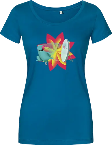 Schönling - Halsbandsittich, Papagei, Parrot, Sittich, Idian Ringeck, Birb, Pet, Haustier, Parakeet - Women T-Shirt