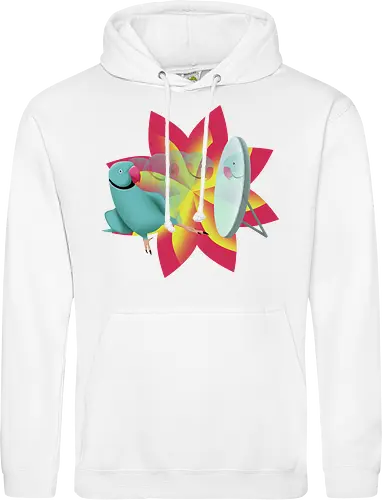 Schönling - Halsbandsittich, Papagei, Parrot, Sittich, Idian Ringeck, Birb, Pet, Haustier, Parakeet - Standard Hoodie