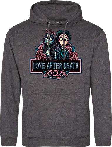 Love after Death - Love, Horror, Halloween, Lovers, death, animation, family, fantasy, movie - Standard Hoodie