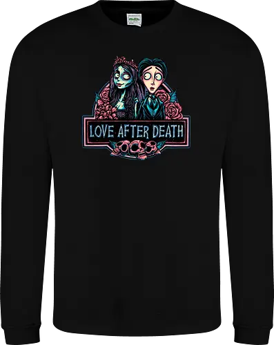 Love after Death - Love, Horror, Halloween, Lovers, death, animation, family, fantasy, movie - Sweatshirt