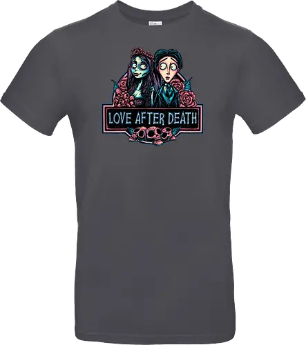 Love after Death - Love, Horror, Halloween, Lovers, death, animation, family, fantasy, movie - Standard T-Shirt