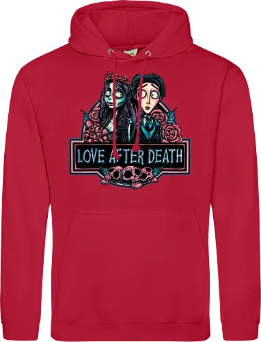 Love after Death - Love, Horror, Halloween, Lovers, death, animation, family, fantasy, movie - Standard Hoodie