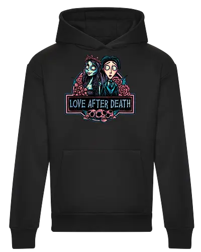 Love after Death - Love, Horror, Halloween, Lovers, death, animation, family, fantasy, movie - Heavyweight Hoodie