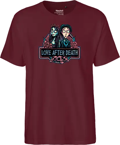 Love after Death - Love, Horror, Halloween, Lovers, death, animation, family, fantasy, movie - Fairtrade T-Shirt