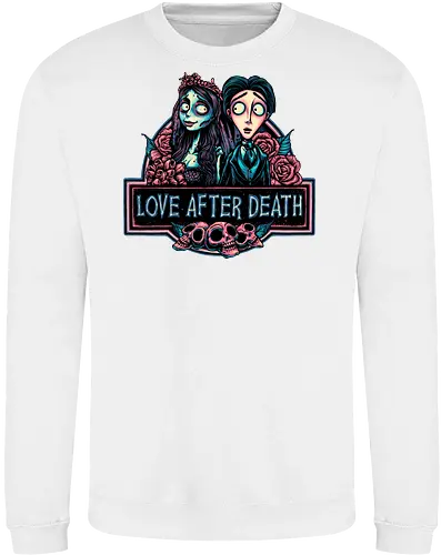 Love after Death - Love, Horror, Halloween, Lovers, death, animation, family, fantasy, movie - Sweatshirt