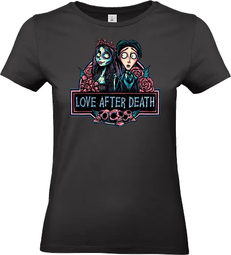 Love after Death - Love, Horror, Halloween, Lovers, death, animation, family, fantasy, movie - Standard T-Shirt (Women)