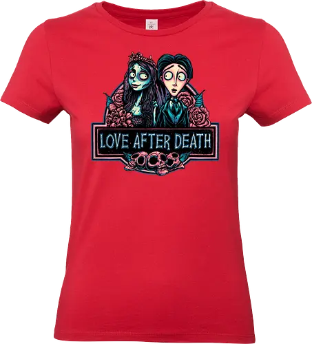 Love after Death - Love, Horror, Halloween, Lovers, death, animation, family, fantasy, movie - Standard T-Shirt (Women)