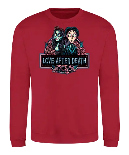 Love after Death - Love, Horror, Halloween, Lovers, death, animation, family, fantasy, movie - Sweatshirt