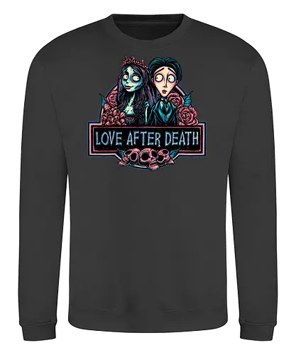 Love after Death - Love, Horror, Halloween, Lovers, death, animation, family, fantasy, movie - Sweatshirt