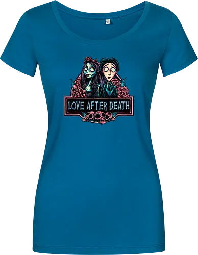 Love after Death - Love, Horror, Halloween, Lovers, death, animation, family, fantasy, movie - Women T-Shirt