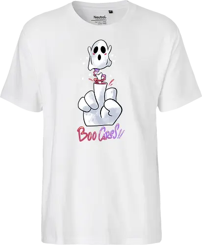 finger of fright  - halloween, pumpkin, scary, creepy, comedy, horror, boo, funny, ghost, trickortreat, cute, beautiful, spooky, happy, ghost, colorful - Fairtrade T-Shirt