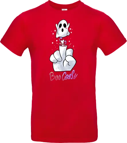 finger of fright  - halloween, pumpkin, scary, creepy, comedy, horror, boo, funny, ghost, trickortreat, cute, beautiful, spooky, happy, ghost, colorful - Standard T-Shirt