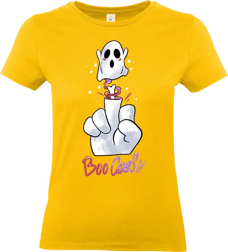 finger of fright  - halloween, pumpkin, scary, creepy, comedy, horror, boo, funny, ghost, trickortreat, cute, beautiful, spooky, happy, ghost, colorful - Standard T-Shirt (Women)