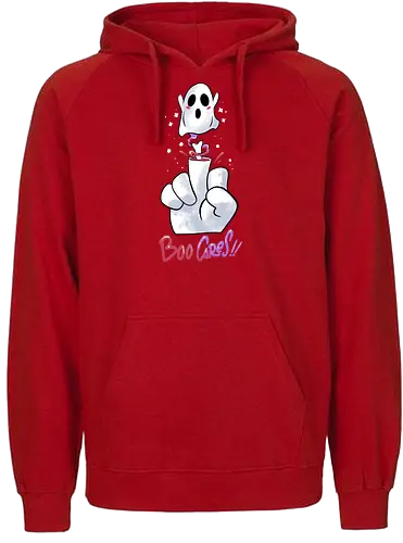 finger of fright  - halloween, pumpkin, scary, creepy, comedy, horror, boo, funny, ghost, trickortreat, cute, beautiful, spooky, happy, ghost, colorful - Fairtrade Hoodie