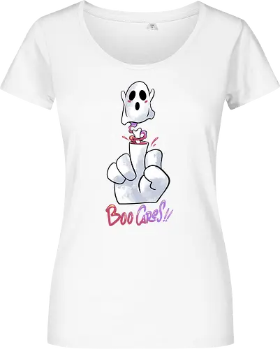 finger of fright  - halloween, pumpkin, scary, creepy, comedy, horror, boo, funny, ghost, trickortreat, cute, beautiful, spooky, happy, ghost, colorful - Women T-Shirt