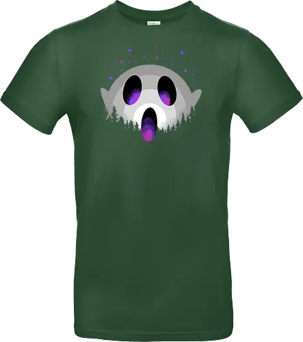midnight boo - halloween, pumpkin, scary, creepy, comedy, horror, boo, funny, ghost, trickortreat, cute, beautiful, spooky, happy, ghost, colorful - Standard T-Shirt