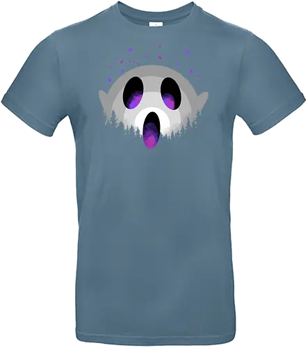 midnight boo - halloween, pumpkin, scary, creepy, comedy, horror, boo, funny, ghost, trickortreat, cute, beautiful, spooky, happy, ghost, colorful - Standard T-Shirt