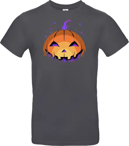 midnight hallow - halloween, pumpkin, scary, creepy, comedy, horror, boo, funny, ghost, trickortreat, cute, beautiful, spooky, happy, ghost, colorful - Standard T-Shirt