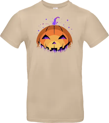 midnight hallow - halloween, pumpkin, scary, creepy, comedy, horror, boo, funny, ghost, trickortreat, cute, beautiful, spooky, happy, ghost, colorful - Standard T-Shirt