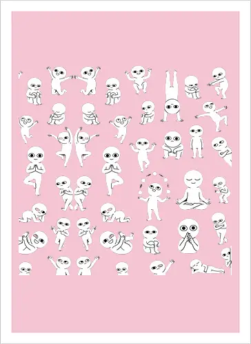 Übermäßiges Grübeln in Stereo - Minimalistische Kunst, Schwarz-Weiß-Muster, Adult-Swim-Ästhetik, witzige Strichzeichnung, Kunst zum Thema psychische Gesundheit, Stimmungsschwankungen, süßes Cartoon-Muster, Humor mit Wiedererkennungswert, einfache Figuren-Skizze, Gedanken um 3 Uhr morgens, ästhetisches Muster, monochromer Rapport, existenzieller Humor, Geschenk für Grübler - Artprint