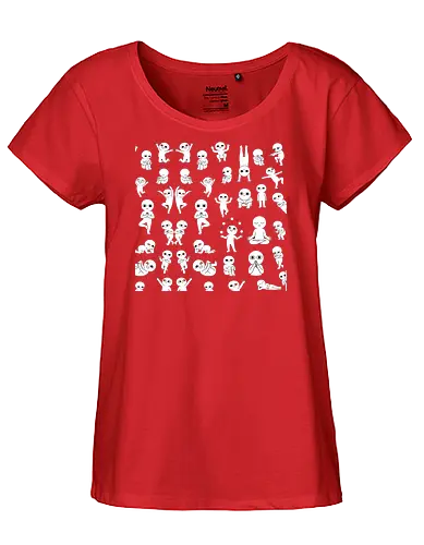Übermäßiges Grübeln in Stereo - Minimalistische Kunst, Schwarz-Weiß-Muster, Adult-Swim-Ästhetik, witzige Strichzeichnung, Kunst zum Thema psychische Gesundheit, Stimmungsschwankungen, süßes Cartoon-Muster, Humor mit Wiedererkennungswert, einfache Figuren-Skizze, Gedanken um 3 Uhr morgens, ästhetisches Muster, monochromer Rapport, existenzieller Humor, Geschenk für Grübler - Fairtrade Girl Shirt