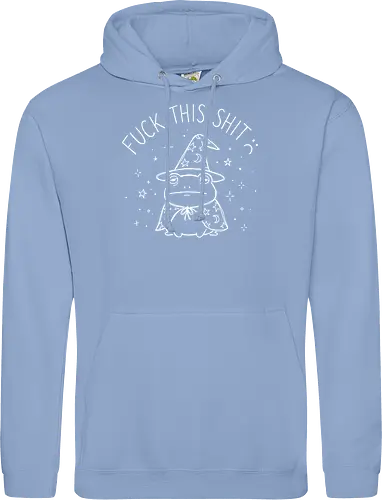 Grumpy Wizard: The Done Frog - funny frog shirt, grumpy wizard graphic tee, sarcastic quote apparel, edgy goblincore streetwear, tired animal clothing, minimalist line art design, dark humor fashion, D&D player shirt, funny introvert merch, aesthetic witchy tee - Standard Hoodie