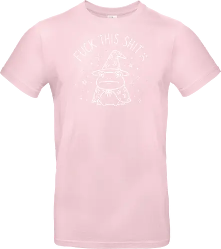 Grumpy Wizard: The Done Frog - funny frog shirt, grumpy wizard graphic tee, sarcastic quote apparel, edgy goblincore streetwear, tired animal clothing, minimalist line art design, dark humor fashion, D&D player shirt, funny introvert merch, aesthetic witchy tee - Standard T-Shirt