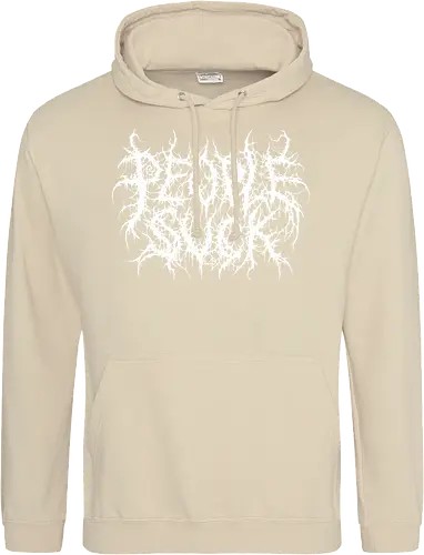 People Suck - people suck, death metal, introverted, anti social, metalhead, black metal, misanthropy, dark aesthetic, heavy metal, deathcore, cyber sigilism, edgy typography, dark art, introvert humor, streetwear - Standard Hoodie