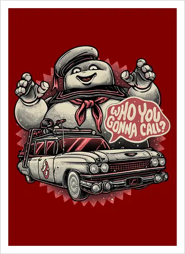Ghost in the City - Ghost, horror, Halloween, comedy, Paranormal, ghosts, classic movie - Artprint