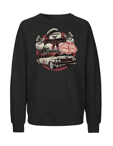 Ghost in the City - Ghost, horror, Halloween, comedy, Paranormal, ghosts, classic movie - Fairtrade Sweatshirt