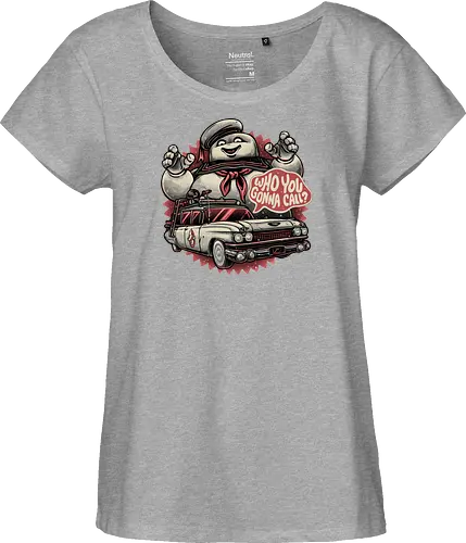 Ghost in the City - Ghost, horror, Halloween, comedy, Paranormal, ghosts, classic movie - Fairtrade Girl Shirt