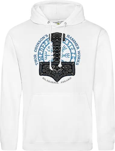 Hammer Works in Asgard - Movie, film, superhero, comics, comic, character, action, sci-fi, science fiction - Standard Hoodie
