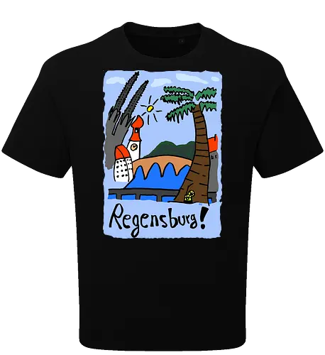 Regensburg - Regensburg, Stadt, Donau - Oversize T-Shirt