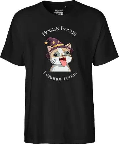 Hocus Pocus Front - Chaos, Liebe, Herz, Smilow, Twitch, Streamer, Katze - Fairtrade T-Shirt