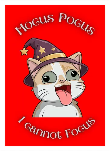 Hocus Pocus Front - Chaos, Liebe, Herz, Smilow, Twitch, Streamer, Katze - Artprint