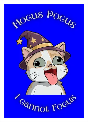 Hocus Pocus Front - Chaos, Liebe, Herz, Smilow, Twitch, Streamer, Katze - Artprint