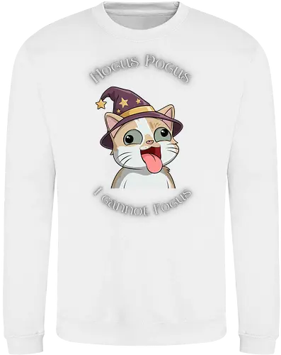 Hocus Pocus Front - Chaos, Liebe, Herz, Smilow, Twitch, Streamer, Katze - Sweatshirt