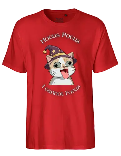 Hocus Pocus Front - Chaos, Liebe, Herz, Smilow, Twitch, Streamer, Katze - Fairtrade T-Shirt