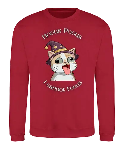 Hocus Pocus Front - Chaos, Liebe, Herz, Smilow, Twitch, Streamer, Katze - Sweatshirt