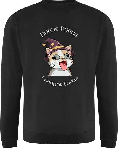 Hocus Pocus Back - Katze, Chaos, Liebe, Herz, Smilow, Wolims, Twitch, Streamer - Sweatshirt