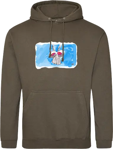 Alien Bunny - alber, einfachso, Alien, Häschen, Bunny - Standard Hoodie