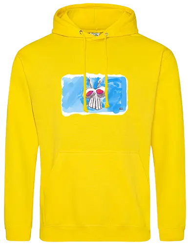 Alien Bunny - alber, einfachso, Alien, Häschen, Bunny - Standard Hoodie