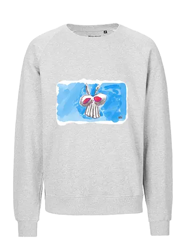 Alien Bunny - alber, einfachso, Alien, Häschen, Bunny - Fairtrade Sweatshirt